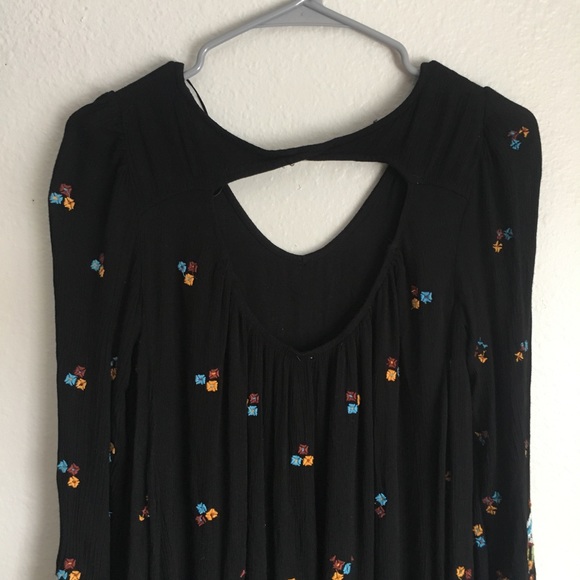 FREE PEOPLE/ NWT oxford embroidered minidress - Picture 6 of 8